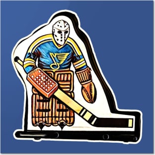 Coleco Table Hockey Goalie - St. Louis Blues Posters and Art